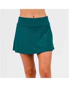 Женская юбка-трапеция с высокой талией и шортами для плавания размера плюс, цвет dark jade Calypsa