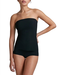 Классический топ без бретелек черного цвета Commando