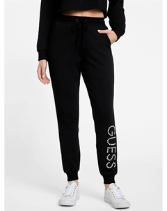 Джоггеры Camilla со стразами, черный Guess factory
