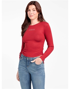 Топ с логотипом Mardy, красный/черный Guess factory