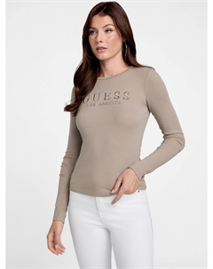 Топ с логотипом Mizza, цвет moondust Guess factory