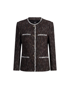 Блейзер приталенного кроя из разноцветного букле, цвет patterned Boss