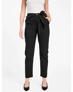 Брюки из твила Olinda, черный Guess factory