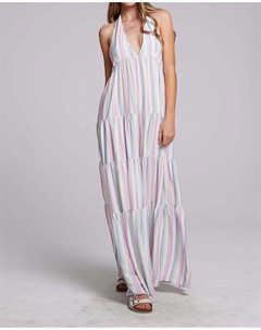 Платье макси в полоску Milano Positano в разноцветном цвете, цвет multi Chaser