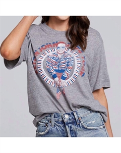 Футболка Elton John - 1974 Tour серого цвета Chaser