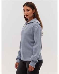 Свободный свитер-воронка на молнии Thurynn, темно-синий Bench