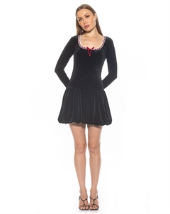 Платье Rach Velvet, черный Alexia admor