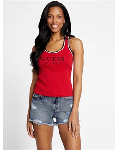 Майка с логотипом Gemi, цвет spicy red Guess factory