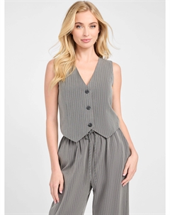 Жилет в полоску Джемма, цвет grey stripes Guess factory