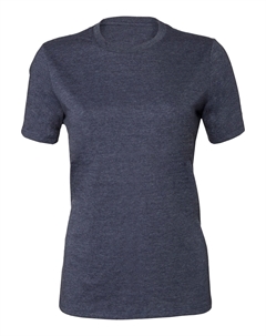 Футболка свободного кроя из джерси для женщин и женщин, темно-синий Bella+canvas