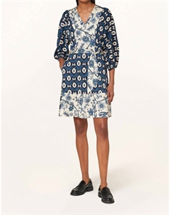 Платье Virgola Patchwork Pattern в Avio Weekend max mara