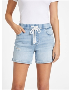 Шорты-джоггеры Eco Anya средней посадки, цвет light destroy wash 30 inseam Guess factory