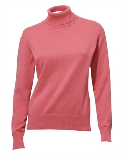 Пуловер Rollkragenpullover, коралловый Heine