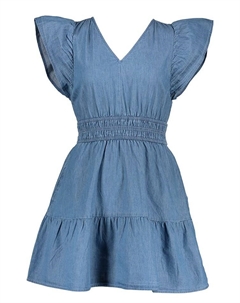 Короткое платье Jeans, синий Gap