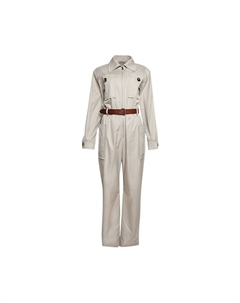 Комбинезон Jumpsuit Beige/Clair, желто-коричневый Saint laurent