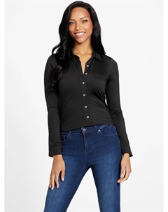 Топ на пуговицах Eco Karen, черный Guess factory