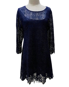 Блестящая туника темно-синего цвета Staples