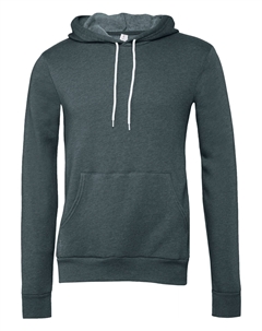 Пуловер унисекс из поликоттона и флиса Толстовка / Толстовка с капюшоном, цвет slate heather Bella+canvas