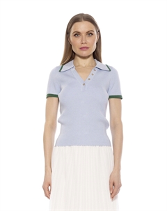 Топ-поло Diara, цвет halogen blue Alexia admor