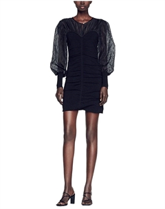 Мини-платье Сандро, черный Sandro