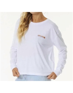 Лонгслив женский, белый Rip curl