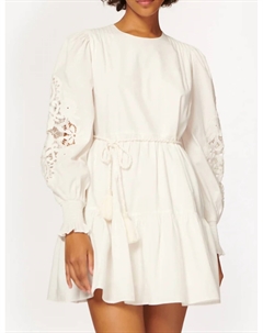 Платье Каролина в белом цвете Cami nyc