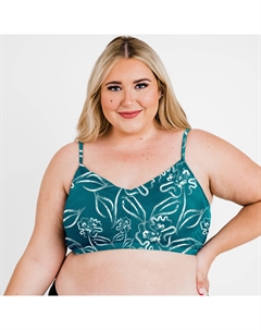 Женский купальник, цвет dark jade blooms Calypsa