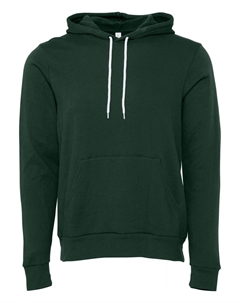 Пуловер унисекс из поликоттона и флиса Толстовка / Толстовка с капюшоном, цвет forest green Bella+canvas