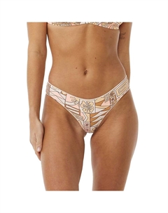 Низ бикини Block Party Cheeky, бежевый Rip curl