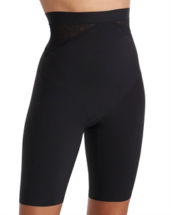 Женские облегающие шорты Eco Lace с высокой талией и бедрами, черный Maidenform