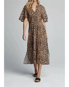 Платье Clark Caftan с принтом гепарда, цвет cheetah print Sundays