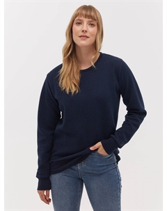 Стеганая толстовка Afra с круглым вырезом, темно-синий Bench