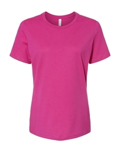 Женская свободная футболка из джерси, цвет berry Bella+canvas