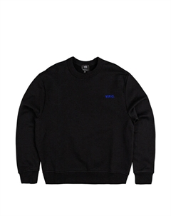 Толстовка boxy petit sweatshirt, черный A.p.c.