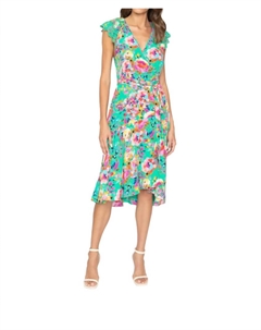 Платье Нелии с нарисованным цветком, цвет painted flower Caballero