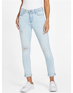 Джинсы Eco Liberty с потертостями, цвет light destroy wash 30 inseam Guess factory