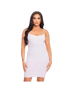 Мини-платье с открытой спиной на бретельках, белый Fashnzfab