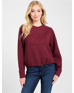 Толстовка с круглым вырезом и логотипом Erandy, цвет mystic wine Guess factory