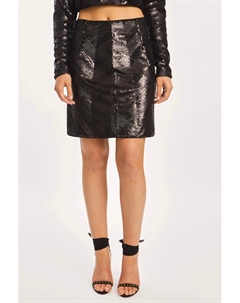 Юбка Cayo в сером шевроне, цвет gunmetal chevron Caballero