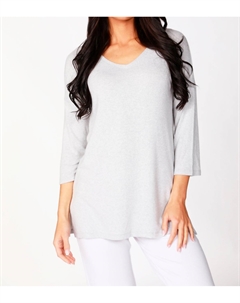 Серая туника с рукавами 3/4 Tatiana Kashmira, серый French kyss