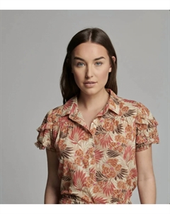 Рубашка Amber с винтажным цветочным принтом, цвет vintage floral Sundays