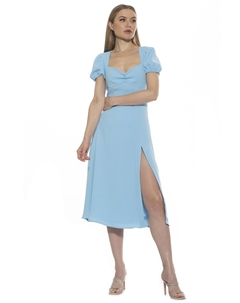 Платье миди Грейси, цвет halogen blue Alexia admor