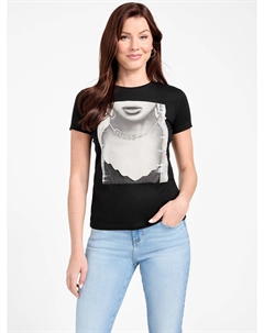 Футболка женская, черный Guess factory