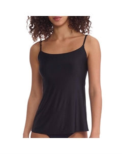 Майка из искусственного шелка черного цвета Commando