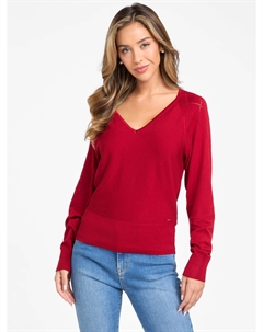 Уэйли свитер-топ, красный/черный Guess factory