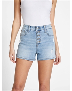 Джинсовые шорты Faye, цвет light destroy wash 30 inseam Guess factory