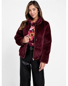 Куртка из искусственного меха Zarleen, цвет mystic wine Guess factory