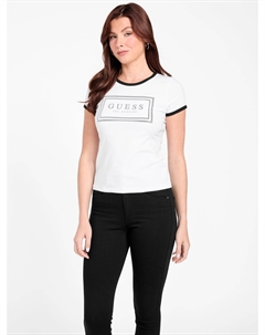 Футболка Beau Ringer, цвет pure white Guess factory