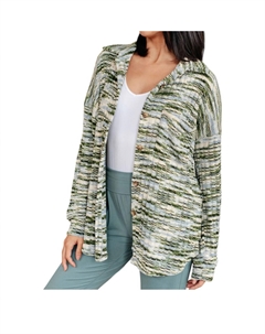 Вязаная кофта Forest Of Feelings цвета оливкового зеленого цвета 7th ray