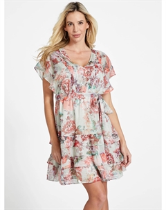 Мини-платье Eco Elli, цвет sunset bloom print Guess factory